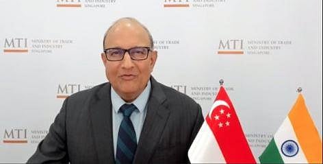 Singapore Minister for Transport and Minister-in-charge of Trade Relations S Iswaran (Photo | DST India @ Twitter)