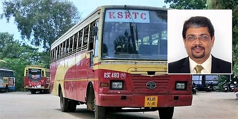KSRTC Managing Director Biju Prabhakar.
