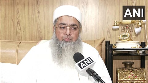 All India Imam Organisation chief Umer Ahmed Ilyasi.(Photo | ANI Twitter)