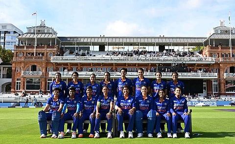India women's team. (Photo | BCCI Twitter)