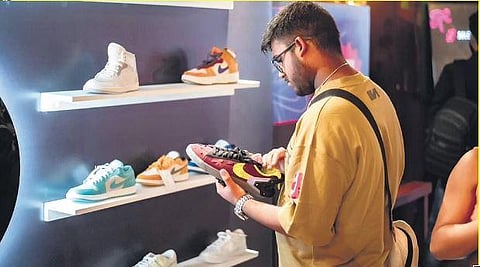 A sneaker-head at Guwahati’s SneakinOut festival