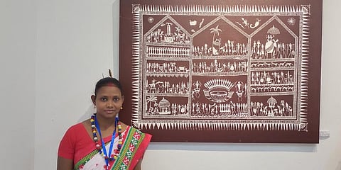 Saura artist Indira Gamango