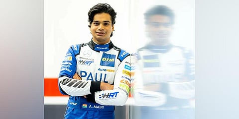 Indian Racer Arjun Maini. (Photo | Arjun Maini Twitter)
