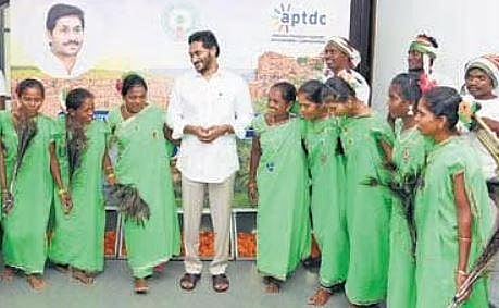 Chief Minister YS Jagan Mohan Reddy launches World Tourism Day celebrations at his camp office in Tadepalli on Tuesday | Express
