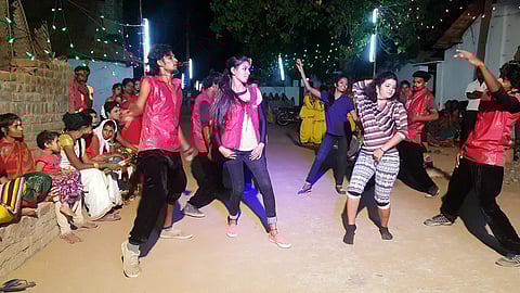 A cultural event organised during the dussehra festival | Express