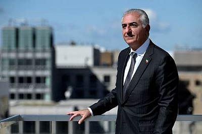 Reza Pahlavi, the son of the late Shah of Iran, poses during a photo session in Washington DC on September 27, 2022. (Photo | AFP)