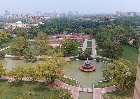 Revamped Central Vista Avenue stretching from the Vijay Chowk to the India Gate, in New Delhi, Saturday, Sept. 3, 2022. (Photo | PTI)