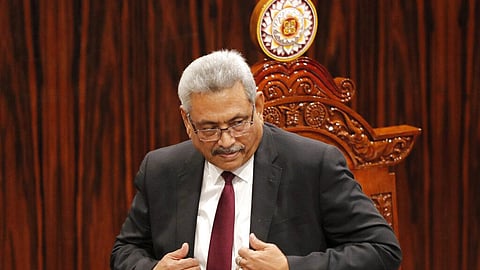 Former Sri Lankan President Gotabaya Rajapaksa. 