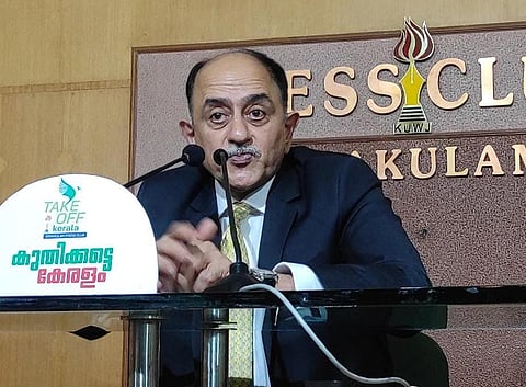 Shyam Srinivasan, CEO of Federal Bank. (Photo | EPS)