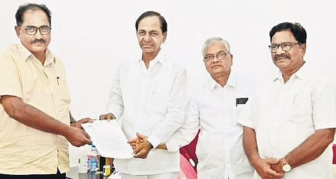 CPM State secretary Tammineni Veerabhadram meets the CM on Saturday
