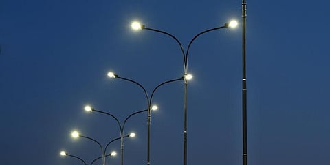 Street lights (File Photo | EPS)