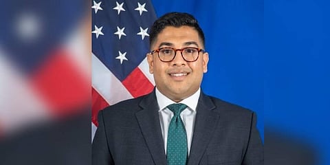 Vedant Patel, Principal Deputy Spokesperson for the US Department of State. (Photo | Twitter, @StateDeputySpox)