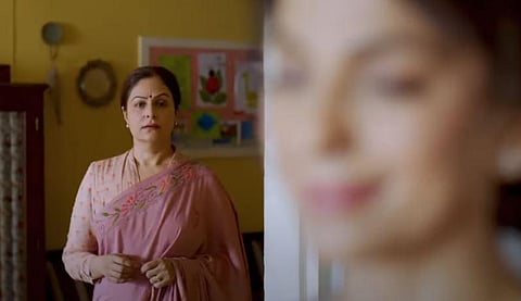 Actors Juhi Chawla and Ayesha Jhulka in their digital debut series 'Hush Hush'