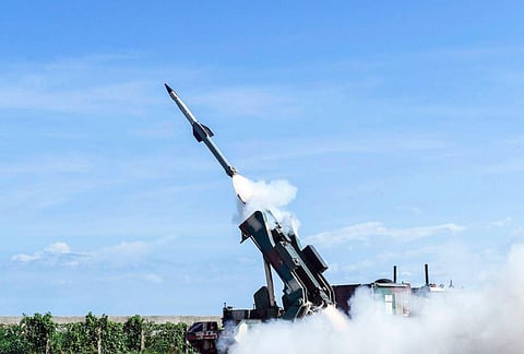 QRSAM being test fired from ITR off Odisha coast | Special Arrangement