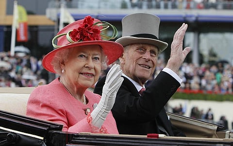 Britain's Queen Elizabeth II with Prince Philip (Photo | AP)