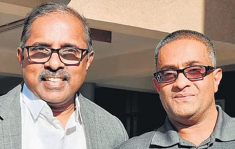 Dr S S Lal with Mathias Abraham