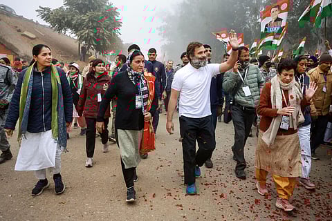 Congress leader Rahul Gandhi during the party's 'Bharat Jodo Yatra' (File Photo | PTI)
