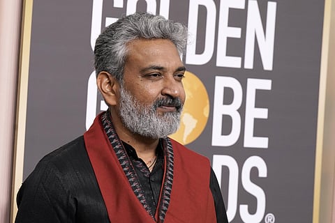 Director SS Rajamouli arrives at the 80th annual Golden Globe Awards (Photo | AP)