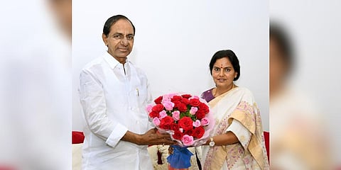 A Santi Kumari, a 1989 batch IAS officer, has become the first woman Chief Secretary of Telangana. (Photo | EPS)