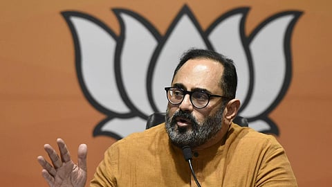 Former Union Minister of State Rajeev Chandrasekhar. 