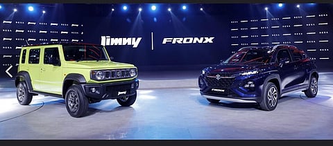 Maruti Suzuki India Limited's SUVs - FRONX and JIMNY (5-door).