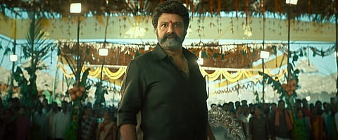 A still from the trailer of the Nandamuri Balakrishna starrer 'Veera Simha Reddy'. (Photo | YouTube screengrab)