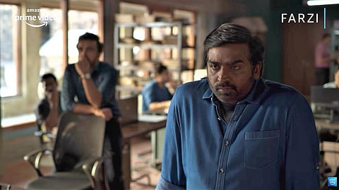 Actor Vijay Sethupathi in 'Farzi'.