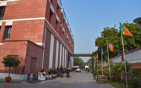 A view of BJP headquarters in New Delhi. (File Photo | PTI)