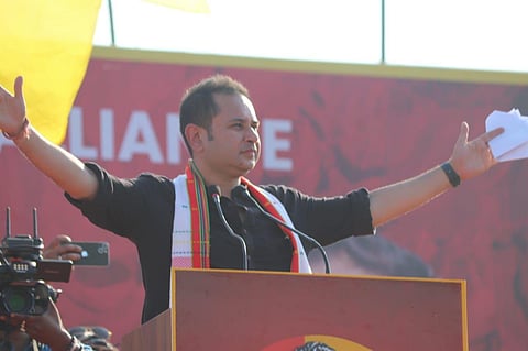 Tipra Motha supremo Pradyot Kishore Manikya Debbarma. (Photo | Twitter)