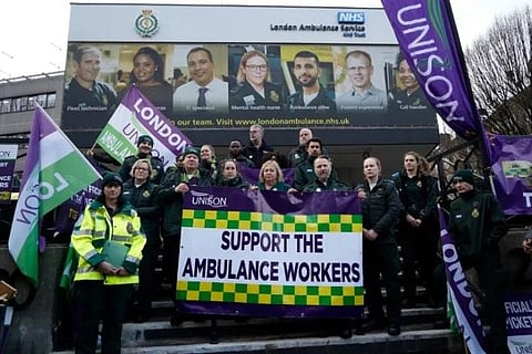 Despite the disruption to the NHS, the nurses' plight has prompted public sympathy. (Photo | AFP)