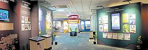 The exhibition at the National Science Centre