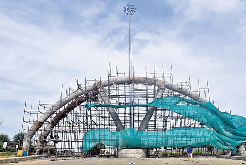 The under-construction new mofussil bus terminus in Kilambakkam | Martin Louis