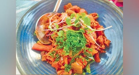 Far eastern plate, the auro of Hyderabad's Taro