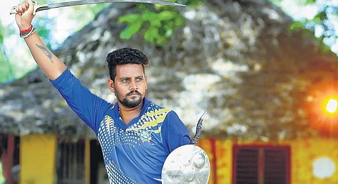 Venkatesh lost his left arm when he came in contact with a live wire dangling near his house  | Express