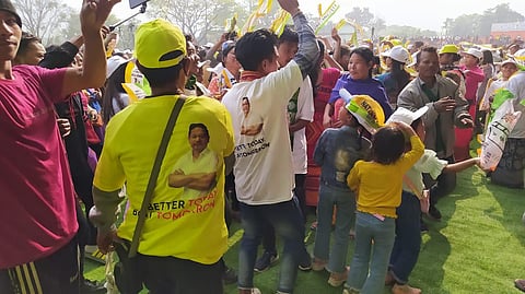 The rally National People's Party's poll campaign. (Photo | Special Arrangement)