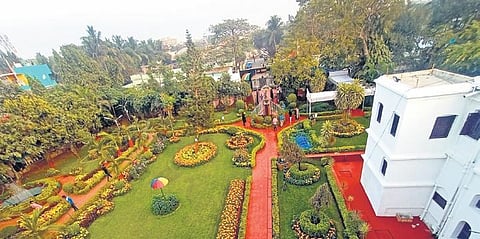 An aerial view of Janakinath Bhawan in Cuttack  | Express