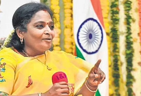Puducherry Lt Governor Tamilisai Soundarajan. (File photo)