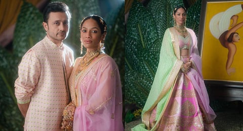 Fashion designer Masaba Gupta and actor Satyadeep Mishra. (Photo | Masaba Gupta Instagram)