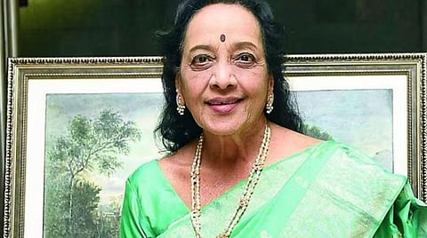 Veteran actress Jamuna, who has acted in over 200 films. (Photo | PTI)