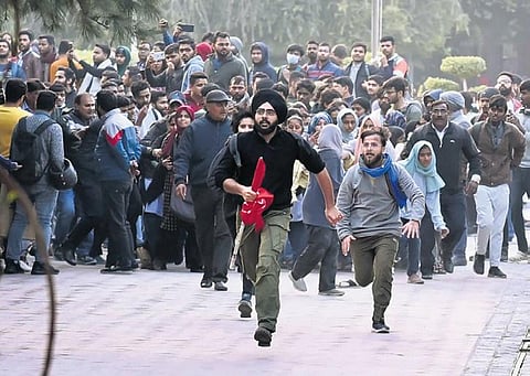 Twenty-four students detained during protest at DU on Friday | Parveen Negi