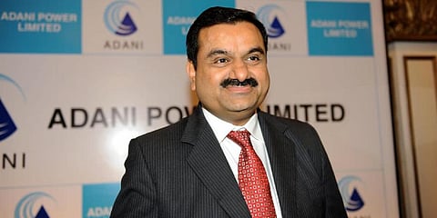 Adani Group Chairman, Gautam Adani smiles after addressing the media in Ahmedabad on July 21, 2009. (File Photo | AFP)