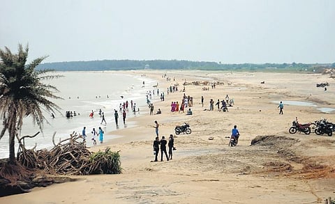 Representational image of Pentha beach