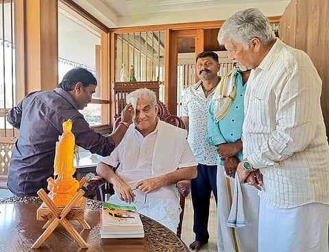 Dharmasthala temple admin Veerendra Heggade all set to play his real life role in reel