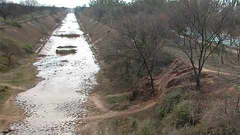 File picture of the Sutlej-Yamuna link (SYL) canal.