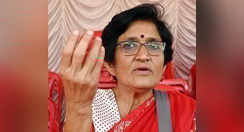 Mariam Dhawle, general secretary of All India Democratic Women’s Association (AIDWA).