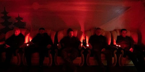 Ukrainian soldiers undergo laser therapy at a rehabilitation center in Kharkiv region, Ukraine. (Photo | AP)