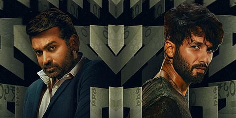 Vijay Sethupathi and Shahid Kapoor in 'Farzi'