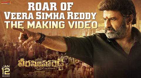 Poster of ‘Veera Simha Reddy’ movie. (Photo | YouTube)