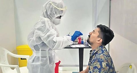 Covid positivity nears one per cent at Delhi airport