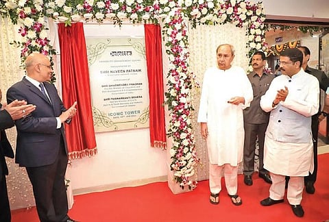 Chief Minister Naveen Patnaik inaugurating Deloitte CEC in Bhubaneswar | Express